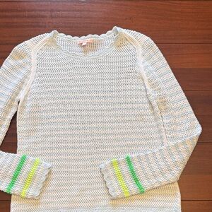 Lisa Todd Knit Sweater So much Detail, and beautiful colors! Size XS